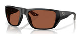 Costa FINLET 6S9118 Sunglasses Matte Black / Copper (Polarized)