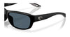 Costa 6S9119 Clip-On Sunglasses | Size 58 / Matte Black №911906 / Gray (Polarized) (3P 14%)