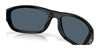 Costa 6S9119 Clip-On Sunglasses | Size 58 / Matte Black №911906 / Gray (Polarized) (3P 14%)