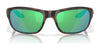 Costa 6S9119 Clip-On Sunglasses | Size 58 / Matte Black №911906 / Gray (Polarized) (3P 14%)