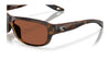 Costa 6S9119 Clip-On Sunglasses | Size 58 / Matte Black №911906 / Gray (Polarized) (3P 14%)