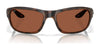 Costa 6S9119 Clip-On Sunglasses | Size 58 / Matte Black №911906 / Gray (Polarized) (3P 14%)