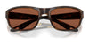 Costa 6S9119 Clip-On Sunglasses | Size 58 / Matte Black №911906 / Gray (Polarized) (3P 14%)