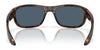 Costa 6S9119 Clip-On Sunglasses | Size 58 / Matte Black №911906 / Gray (Polarized) (3P 14%)