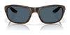 Costa 6S9119 Clip-On Sunglasses | Size 58 / Matte Black №911906 / Gray (Polarized) (3P 14%)
