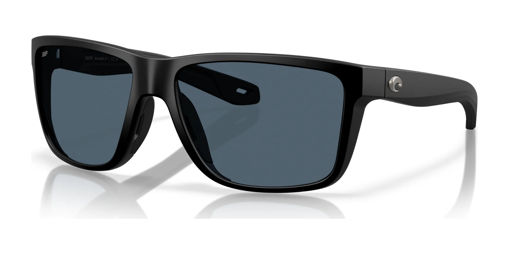 Costa BROADBILL II 6S9120 Sunglasses Matte Black / Gray (Polarized)