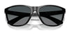 Costa CORRIENTES 6S9124 Sunglasses | Size 57 / Black / Gray (Polarized) (3P 14%) №912404
