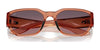 Costa CLEMENTE 6S9125 Sunglasses | Size 58 / Matte Stormy Sunset / Rose Gradient (Polarized) (3P 14.81%) №912507