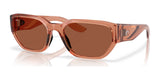 Costa CLEMENTE 6S9125 Sunglasses Translucent Pink Sands / Copper (Polarized)