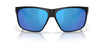 Costa TRADES 6S9128 Sunglasses | Size 60 / Matte Black / Gray (Polarized) (3P 14%) №912801
