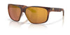 Costa TRADES 6S9128 Sunglasses | Size 60 / Matte Tortoise / Gold Mirror (Polarized) (3P 10.44%) №912806