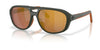 Costa STREET HEAT 6S9133 Sunglasses | Size 55 / Matte Olive / Gold Mirror (Polarized) (3P 10.44%) №913305