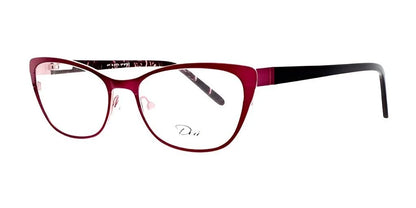 DEA Eyewear ALETTA Eyeglasses Deep Burgundy Non Prescription