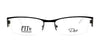 DEA Eyewear BIBIANA Eyeglasses | Size 54 / Black/Matte White / Non Prescription