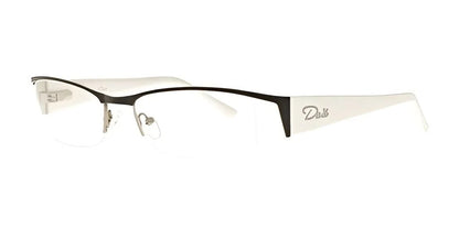 DEA Eyewear BIBIANA Eyeglasses Black / Matte White Progressive 4.00X