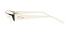 DEA Eyewear BIBIANA Eyeglasses | Size 54 / Black/Matte White / Non Prescription