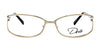 DEA Eyewear CATALINA Eyeglasses | Size 54 / Gold/Black / Non Prescription