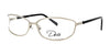 DEA Eyewear CATALINA Eyeglasses | Size 54 / Gold/Black / Non Prescription