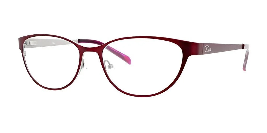 DEA Eyewear DONA Eyeglasses Burgundy Non Prescription