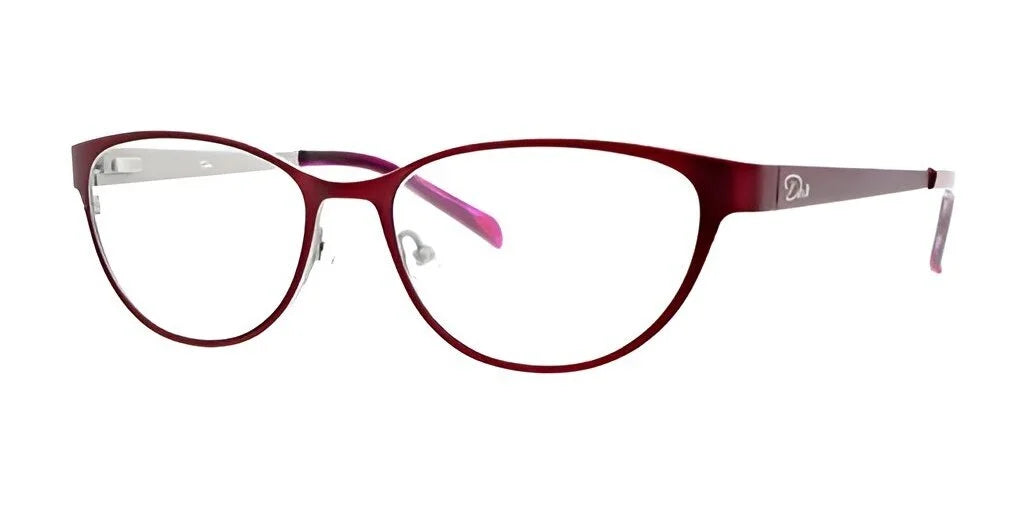 The DEA Eyewear DONA Eyeglasses present sleek metal frames and clear lenses in a bold cat-eye design, capturing a full-rim style that is both fashionable and enduring.