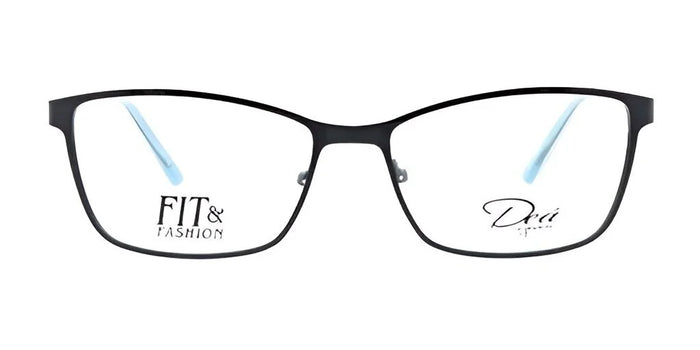 DEA Eyewear EYE LOVE Eyeglasses | Size 58 / Black / Non Prescription