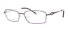 DEA Eyewear ANNIE Eyeglasses / Purple / 1.00X / Size 56