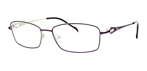 DEA Eyewear ANNIE Eyeglasses / Purple / 1.00X / Size 56