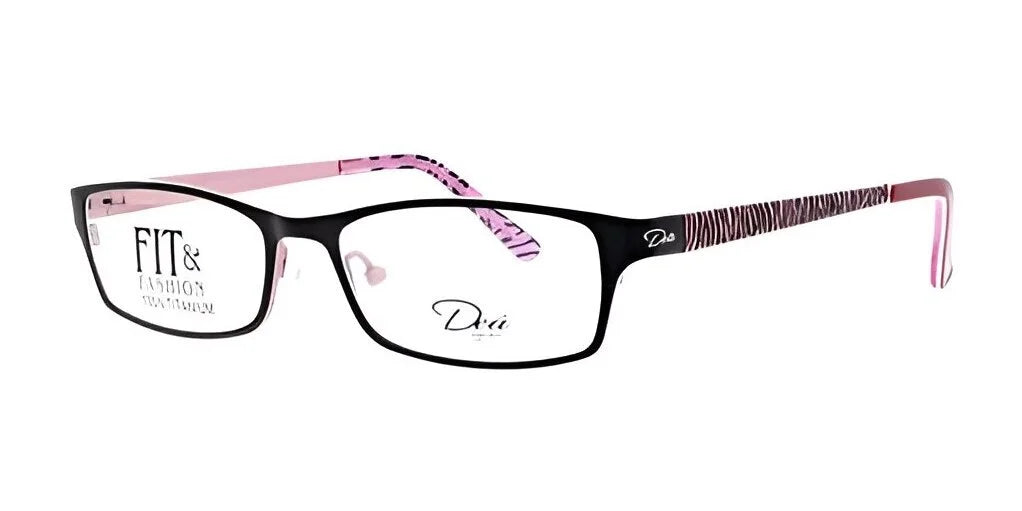 DEA Eyewear FELISA Eyeglasses Black / Pink Non Prescription