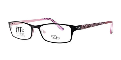 DEA Eyewear FELISA Eyeglasses Black / Pink Non Prescription