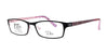 DEA Eyewear FELISA Eyeglasses | Size 53 / Black/Pink / Non Prescription