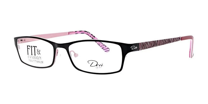 DEA Eyewear FELISA Eyeglasses | Size 53 / Black / Pink / Non Prescription