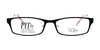 DEA Eyewear FELISA Eyeglasses | Size 53 / Black/Pink / Non Prescription