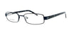 DEA Eyewear GIOIA Eyeglasses | Size 54 / Black/Blue / Non Prescription