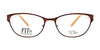 DEA Eyewear GRAZIA Eyeglasses | Size 55 / Chocolate / Non Prescription
