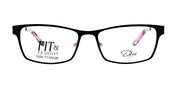 DEA Eyewear ILARIA Eyeglasses | Size 55 / Black / Pink / Non Prescription