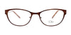 DEA Eyewear LEORA Eyeglasses | Size 53 / Chocolate / Non Prescription