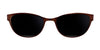 DEA Eyewear LEORA Sunglasses | Size 53 / Chocolate / Smoke