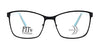 DEA Preferred ACCERA Eyeglasses | Size 58 / Black / Non Prescription