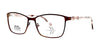 DEA Preferred ACCERA Eyeglasses | Size 58 / Brown / Non Prescription