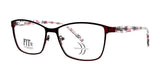 DEA Preferred ACCERA Eyeglasses Burgundy Non Prescription