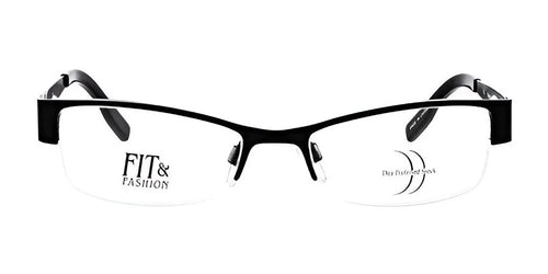 DEA Preferred ANZIO Eyeglasses / Size 52 / Black / Non Prescription