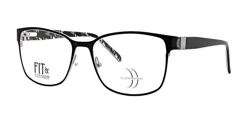 DEA Preferred ASTI Eyeglasses / Size 58 / Black / Non Prescription