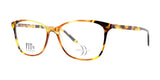 DEA Preferred BARI eyeglasses by DEA Preferred, featuring a tortoise-shell pattern with square lenses and a full-rim thin frame, available in size 60.