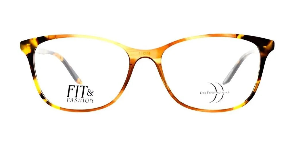 DEA Preferred BARI Eyeglasses, featuring full-rim tortoiseshell frames with a subtle cat-eye shape, set against a white background.