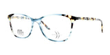 DEA Preferred BARI Eyeglasses Blue Tortoise Non Prescription