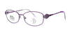 DEA Preferred BETH Eyeglasses | Size 58 / Violet / Non Prescription