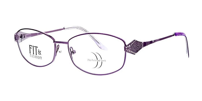 DEA Preferred BETH Eyeglasses | Size 58 / Violet / Non Prescription