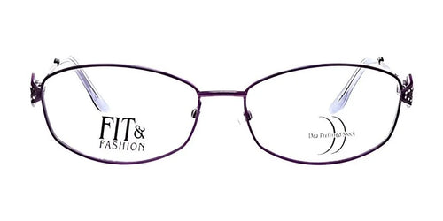 DEA Preferred BETH Eyeglasses / Size 58 / Violet / Non Prescription