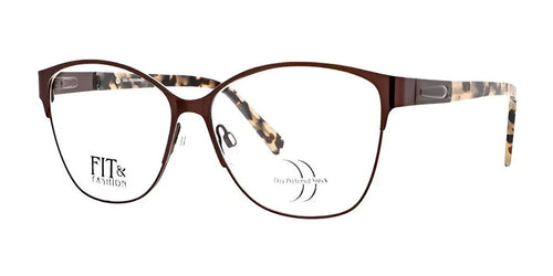 DEA Preferred CHIETI Eyeglasses / Size 58 / Burgundy / Non Prescription