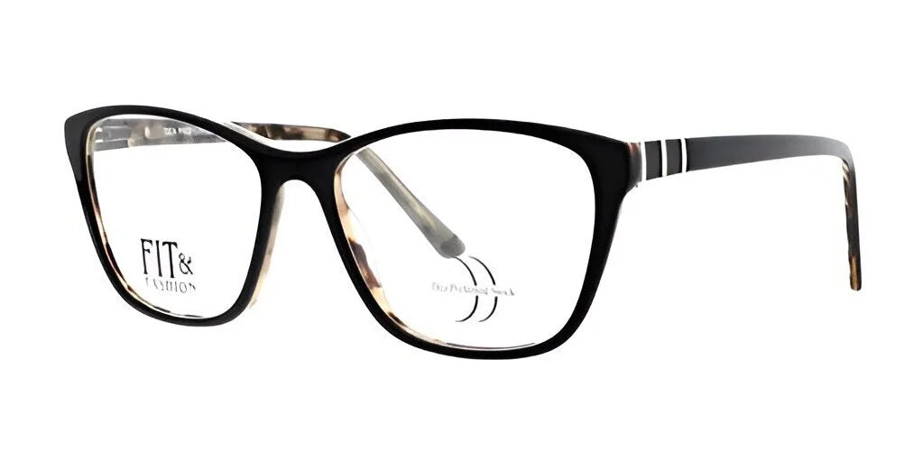 DEA Preferred FANO Eyeglasses Black Non Prescription